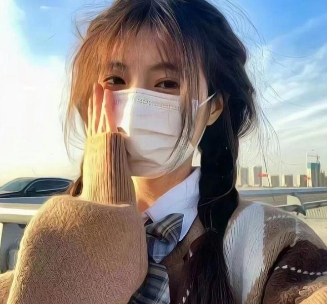 女生向前走